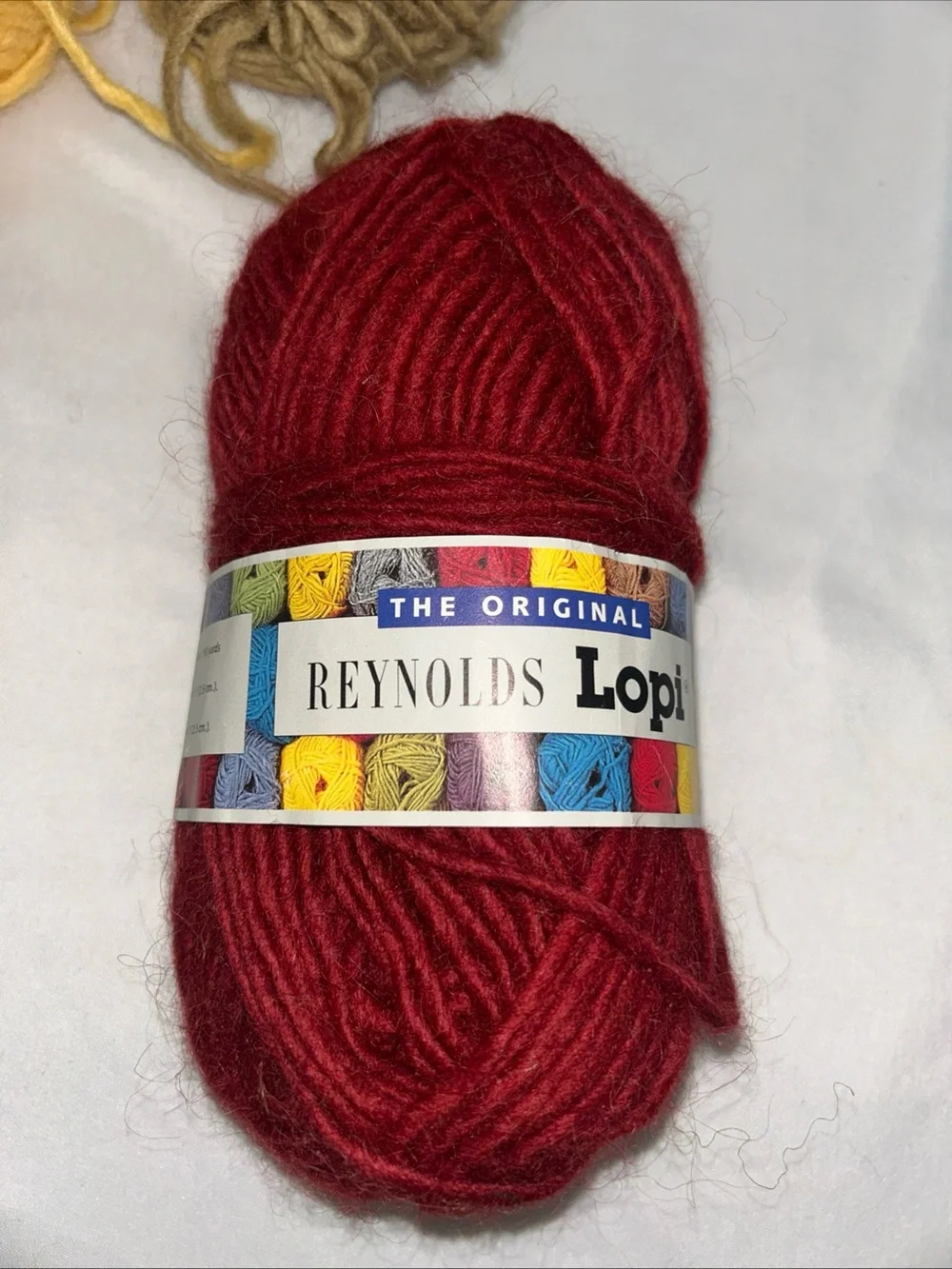 Lopi Reynolds Icelandic Wool Mixed Lot 5+ Skeins Yellow Black Red Tan Green/brwn